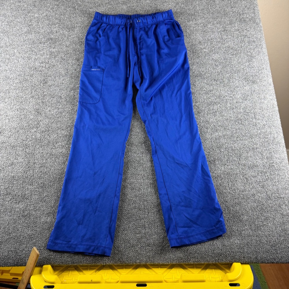 HH Works by Healing Hands Rebecca Scrub Pants Royal Blue Style 9560 Women Small